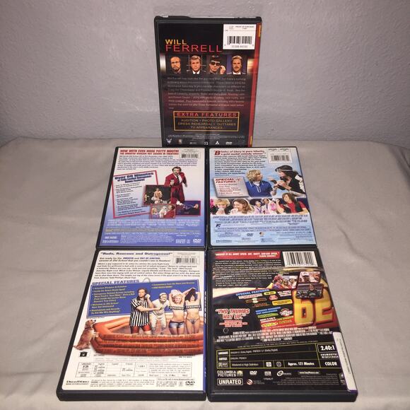 Dvd Will Ferrell Snl / Anchorman / Blades Of Glory / Old School Talladega Nights - Picture 2 of 8
